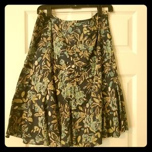 Flower Printed Skirt Size 12